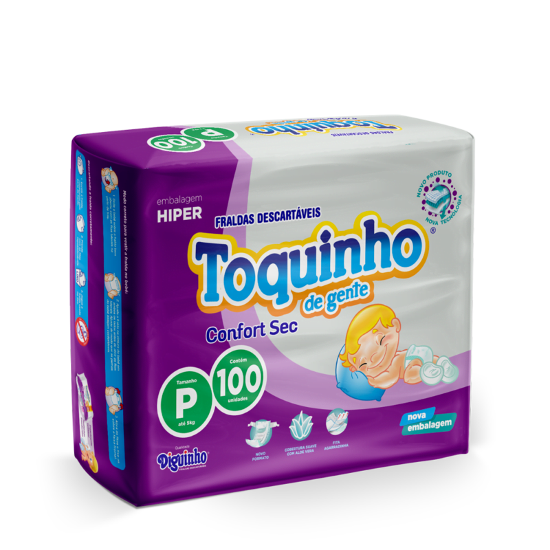 Toquinho Confort Sec P M G Xg Sxg Atacado