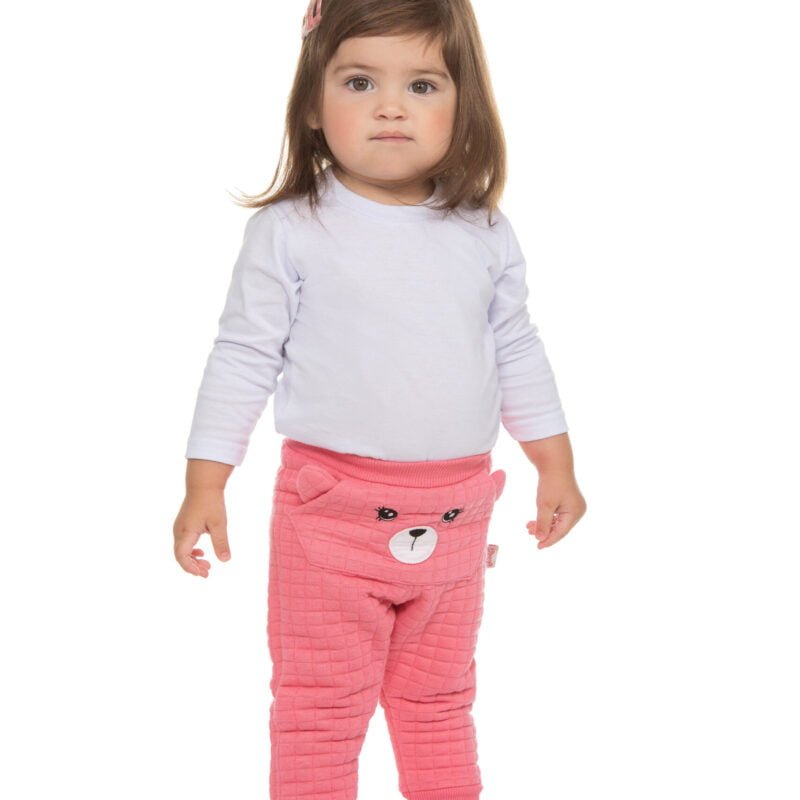 calça feminina saruel matelasse quadriculada BRINCAR E ARTE