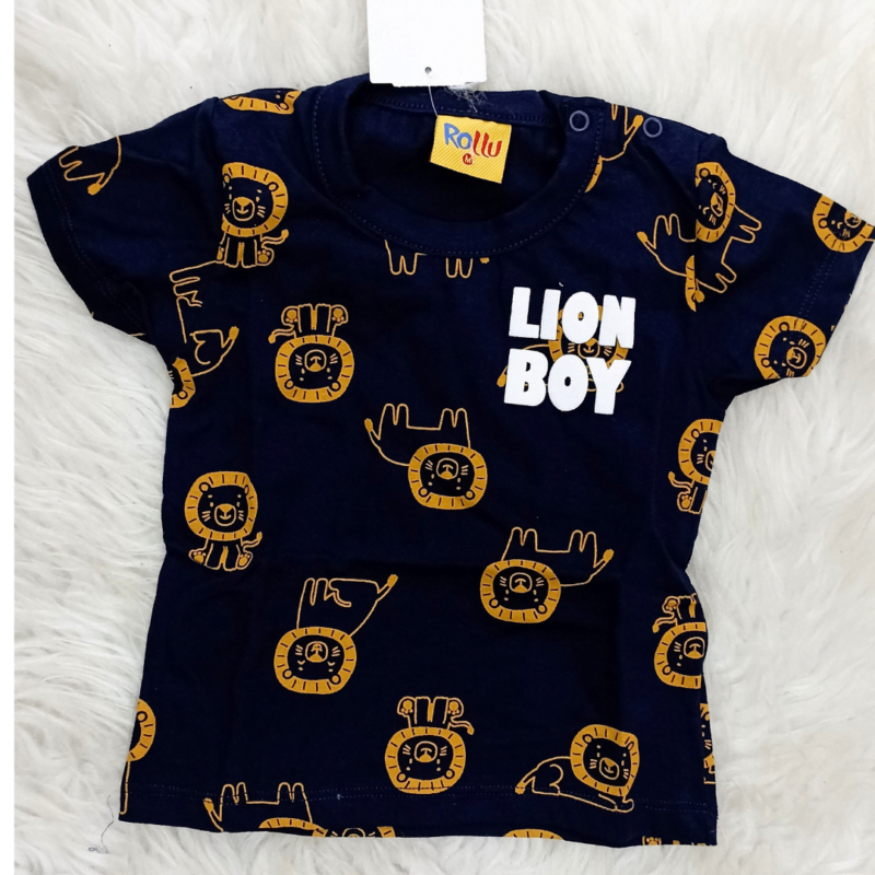 conjunto rolú camiseta em meia malha e bermuda cor preto com mescla escuro - Imagem 4