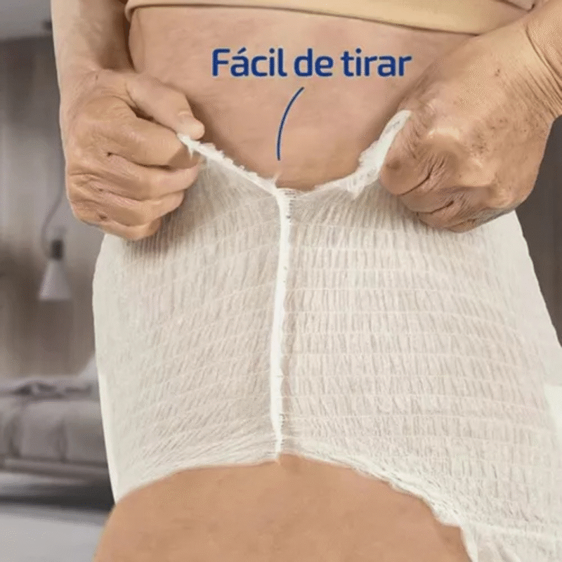 Kit Fraldas Geriatrica Fralda Calcinha Com 50 Unidades
