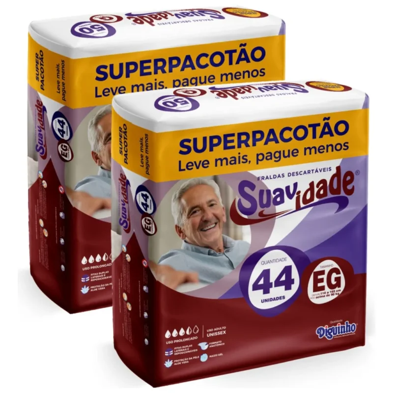 Ki Fraldas Geriátrica Suavidade Pacote Hiper M G Eg