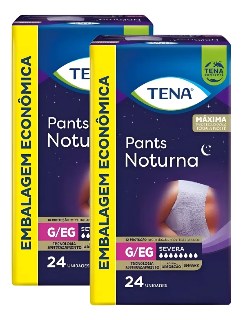 Kit Fraldas Tena Pants Noturna