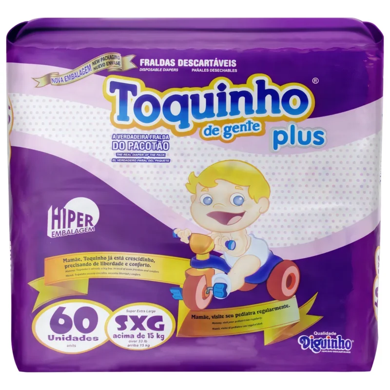 Fraldas Diguinho Toquinho De Gente Plus Sxg