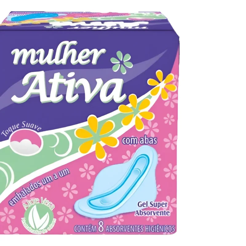 Kit Absorvente Com 40 Pacotes De 8 Unidades