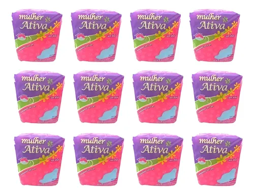 Absorvente Feminino Fardo No Atacado Com 24 Pacotes