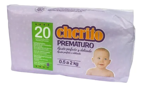 Fralda Descartavel Para Bebê Prematuro 0.5 Á 2kg C/ 20 Un Tamanho Prematuro (pr)