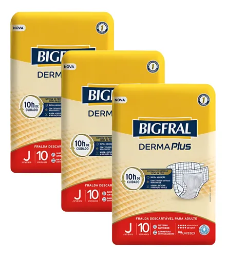 Fralda Bigfral Juvenil 20 A 33 Kg