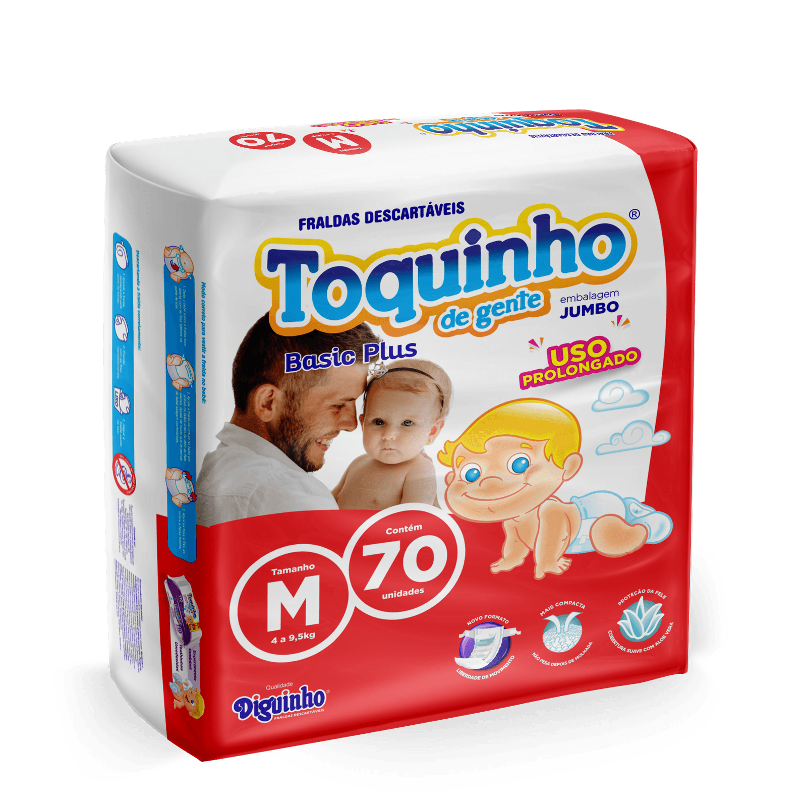 Fraldas Diguinho Toquinho M Atacado: Conforto e Economia