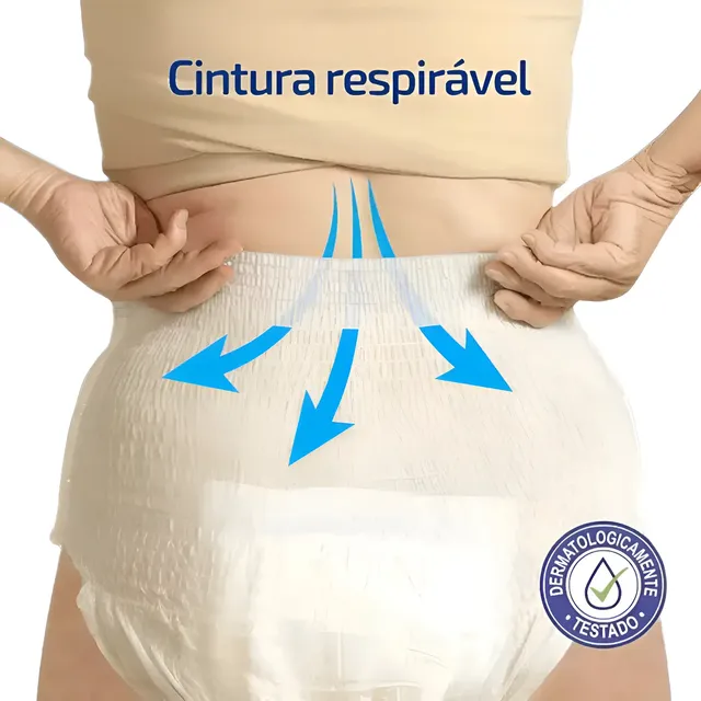 Fralda Geriatrica Calcinha Kit 32 Unidades
