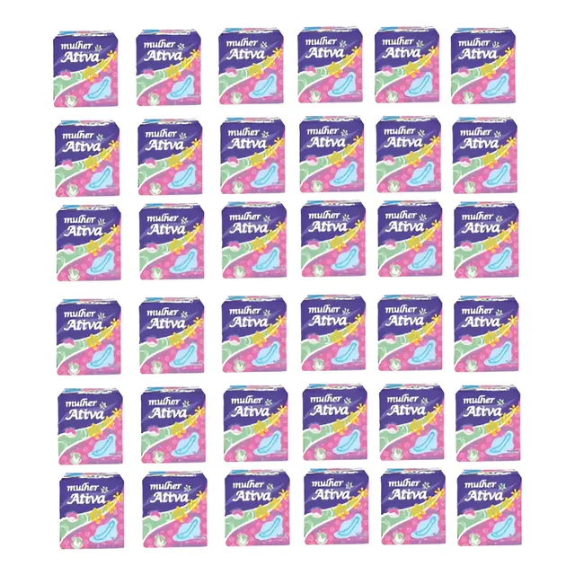 Kit Absorvente Com Abas Fardo Com 50 Unidades