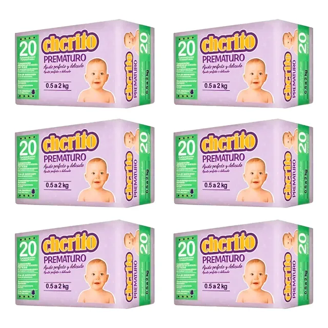 Kit Fraldas Prematuro 0,5 a 2kg – 120 Unidades: Cuidado Ideal