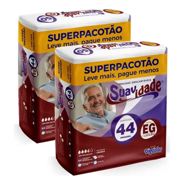 Fralda Geriátrica Ki Fraldas Suavidade: Conforto e Proteção