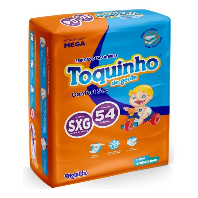 Fraldas Infantis com Toque de Algodão: Conforto e Proteção