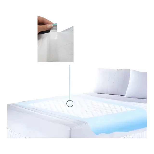 Lençol Geriatrico Descartavel Kit Com 30 Unidades Branco Casal