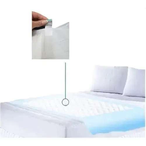 Protetor De Colchão Lençol Descartável Geriatrico 80x60cm Branco Listras King