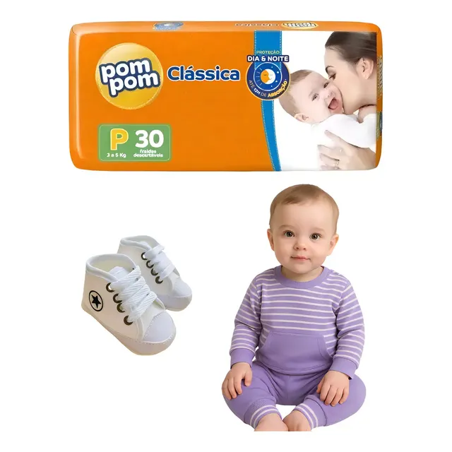 Kit Chá De Bebê Fraldas E Mimo Gênero Meninas Tamanho Menina