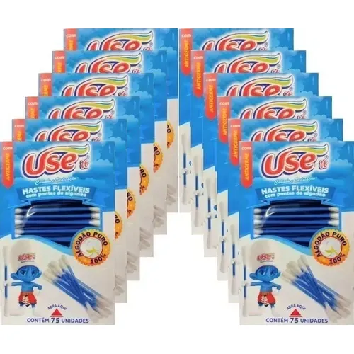 Kit Com 60 Caixas De Cotonete Oferta No Atacado