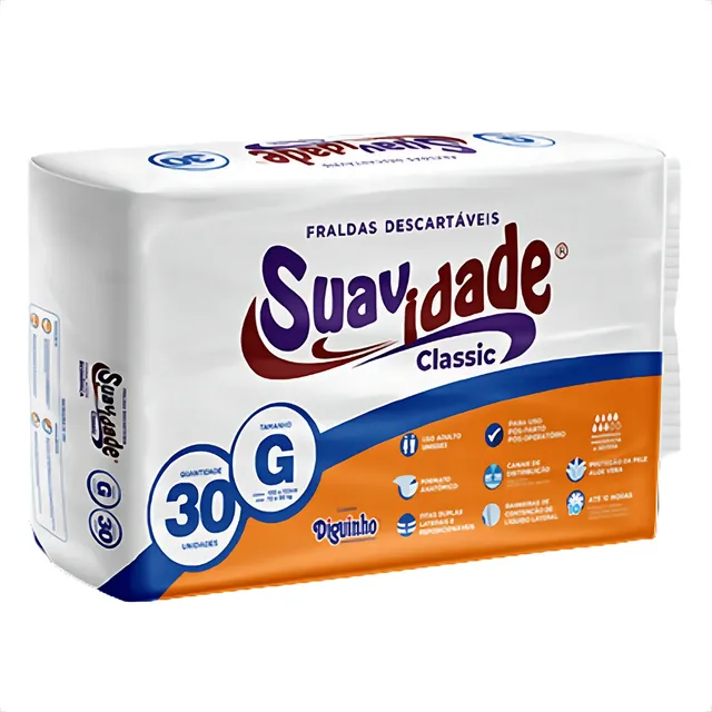 Fraldas Para Adultos Descartáveis Suavidade Adulto Fralda Geriatrica Grande