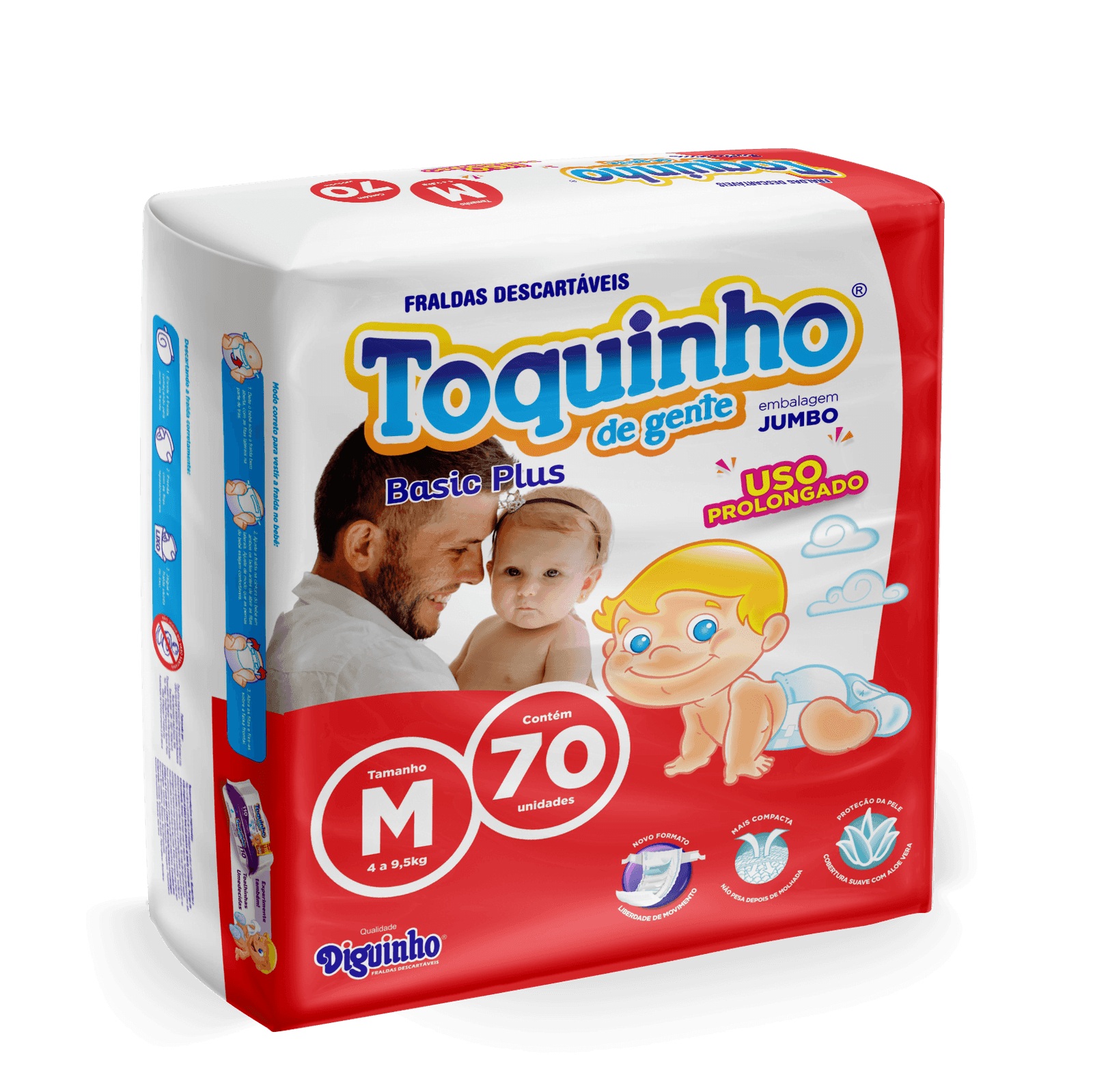 Fraldas Diguinho Toquinho M Atacado: Conforto e Economia